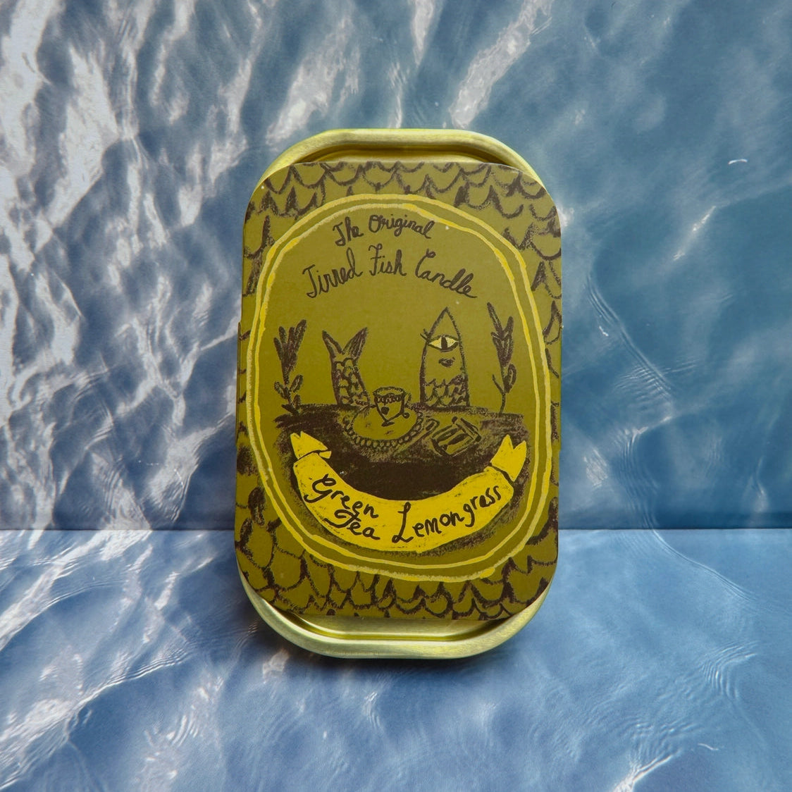 Tinned Fish Candle - Green Tea & Lemongrass