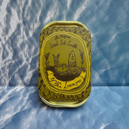 Tinned Fish Candle - Green Tea & Lemongrass