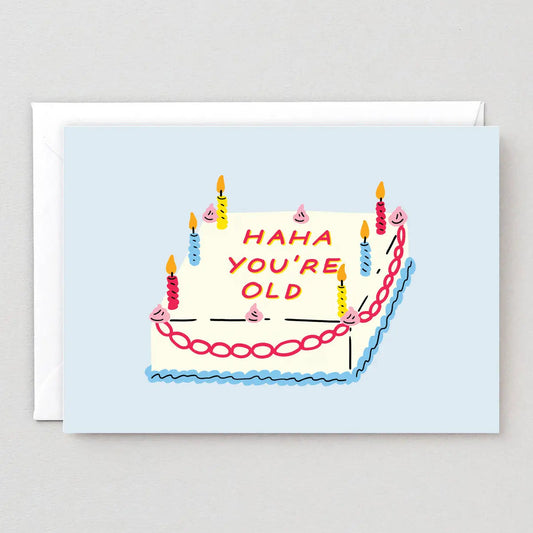 Haha Cake Birthday Card