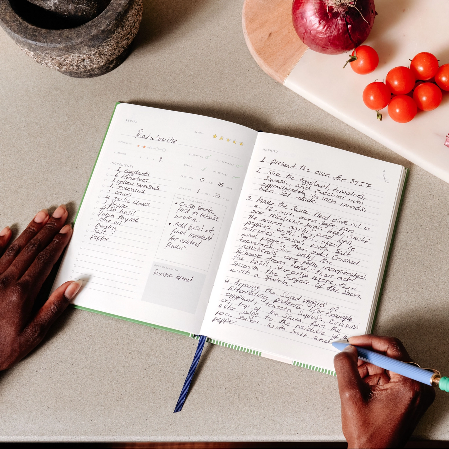 Hanging Fruits Recipe Journal