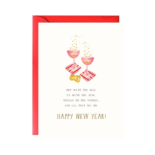 A Lovely Toast New Year Card