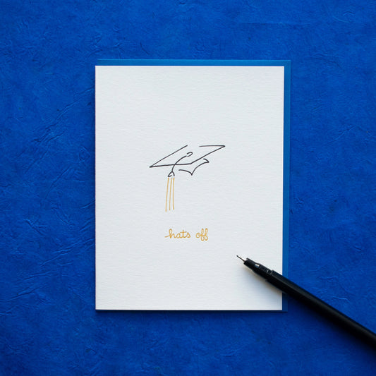 Hats Off Graduation Card
