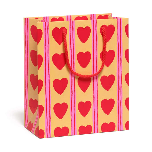 Heart Stripes Medium Gift Bag