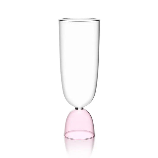 Hi-Ball Glass - Clear & Pink
