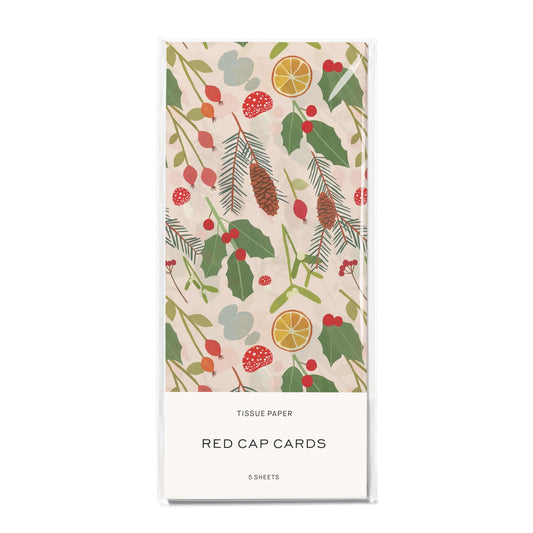 Holiday Greens Tissue Paper