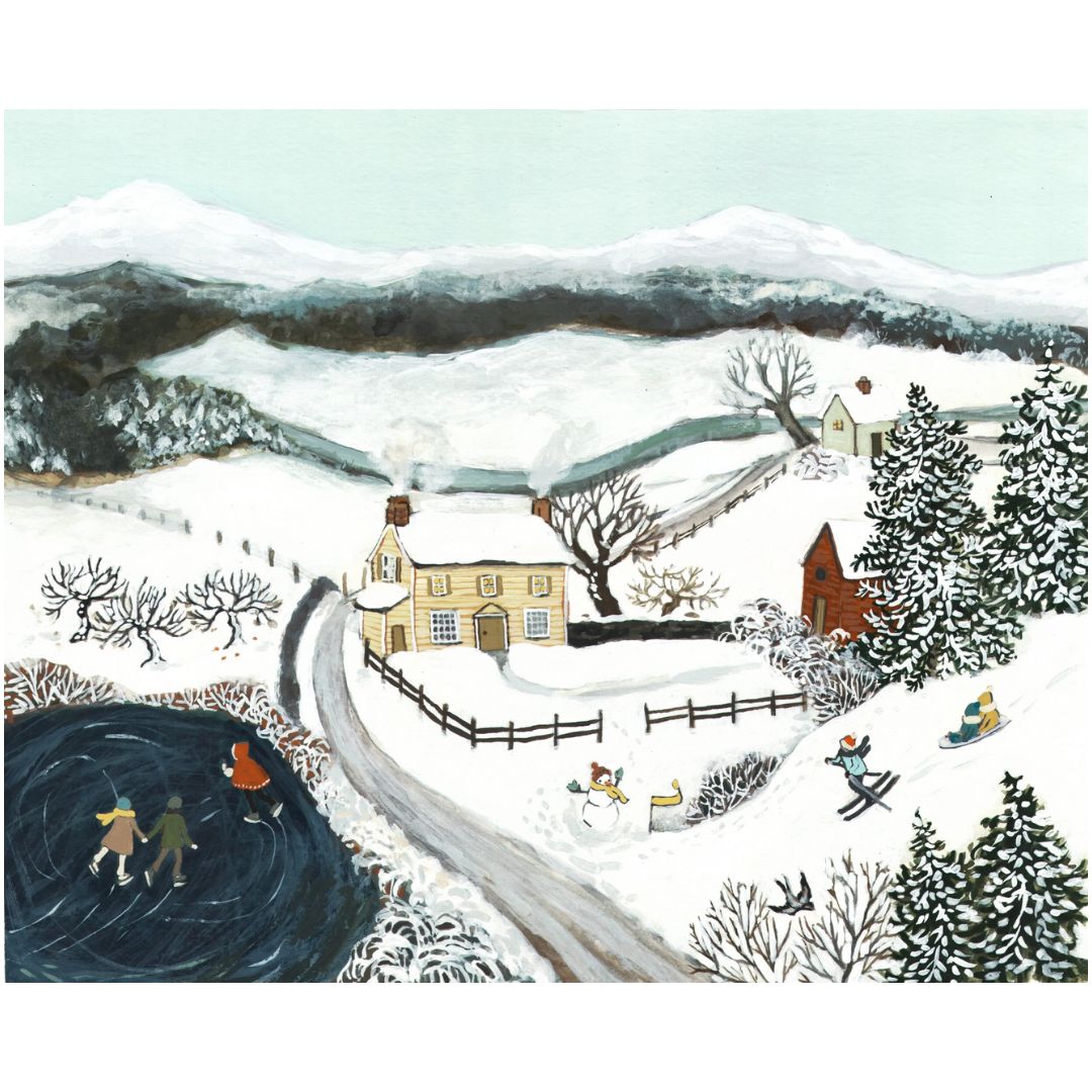 House on the Old Lane Art Print