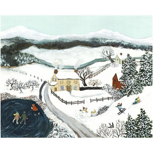 House on the Old Lane Art Print
