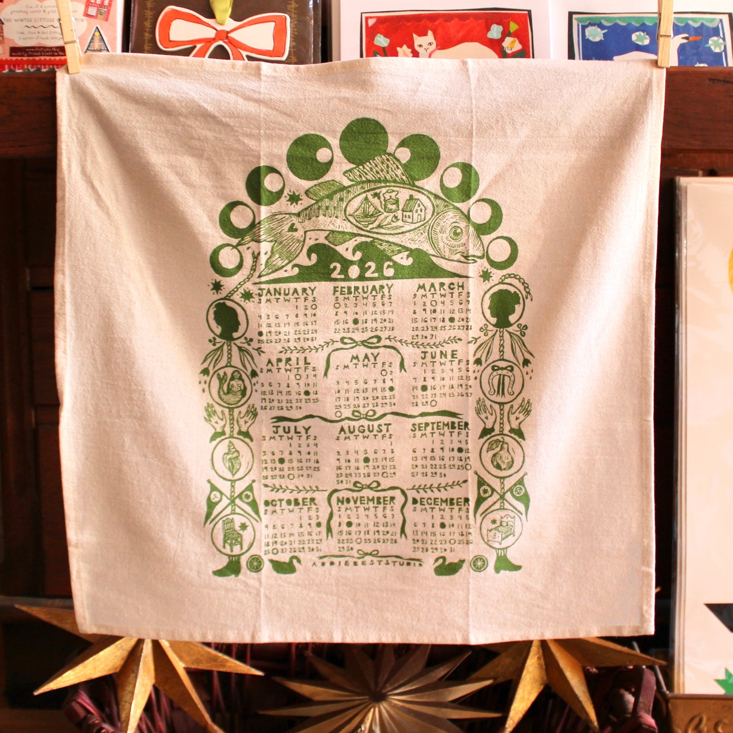 2026 Tea Towel Calendar