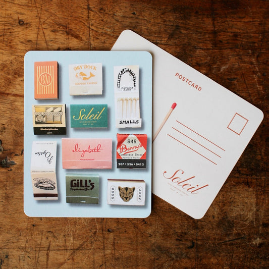 Portland, Maine Matchbook Postcard