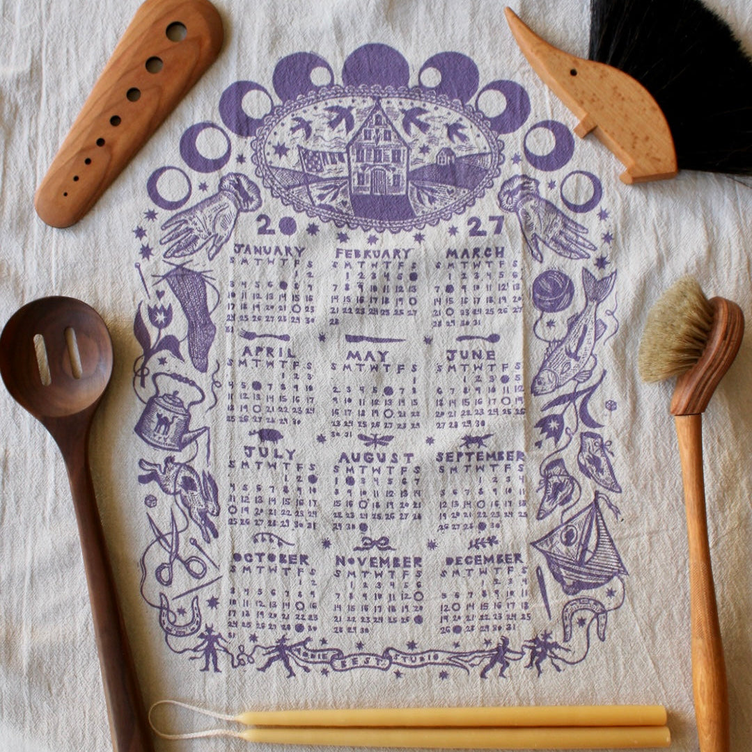 2027 Tea Towel Calendar