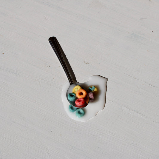 Cereal Spoon Fake Spill