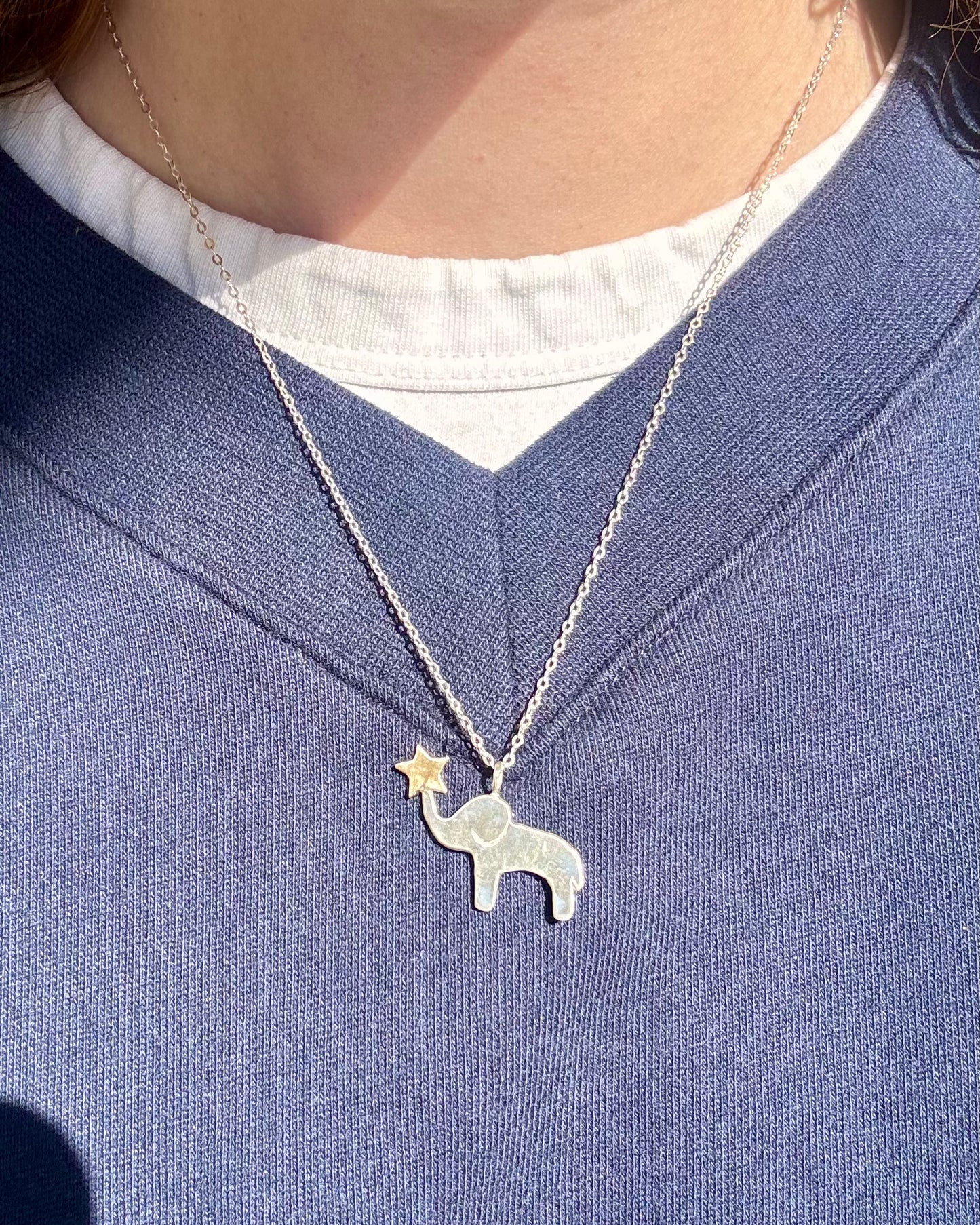 Swan Milagro with Gold Wing Necklace