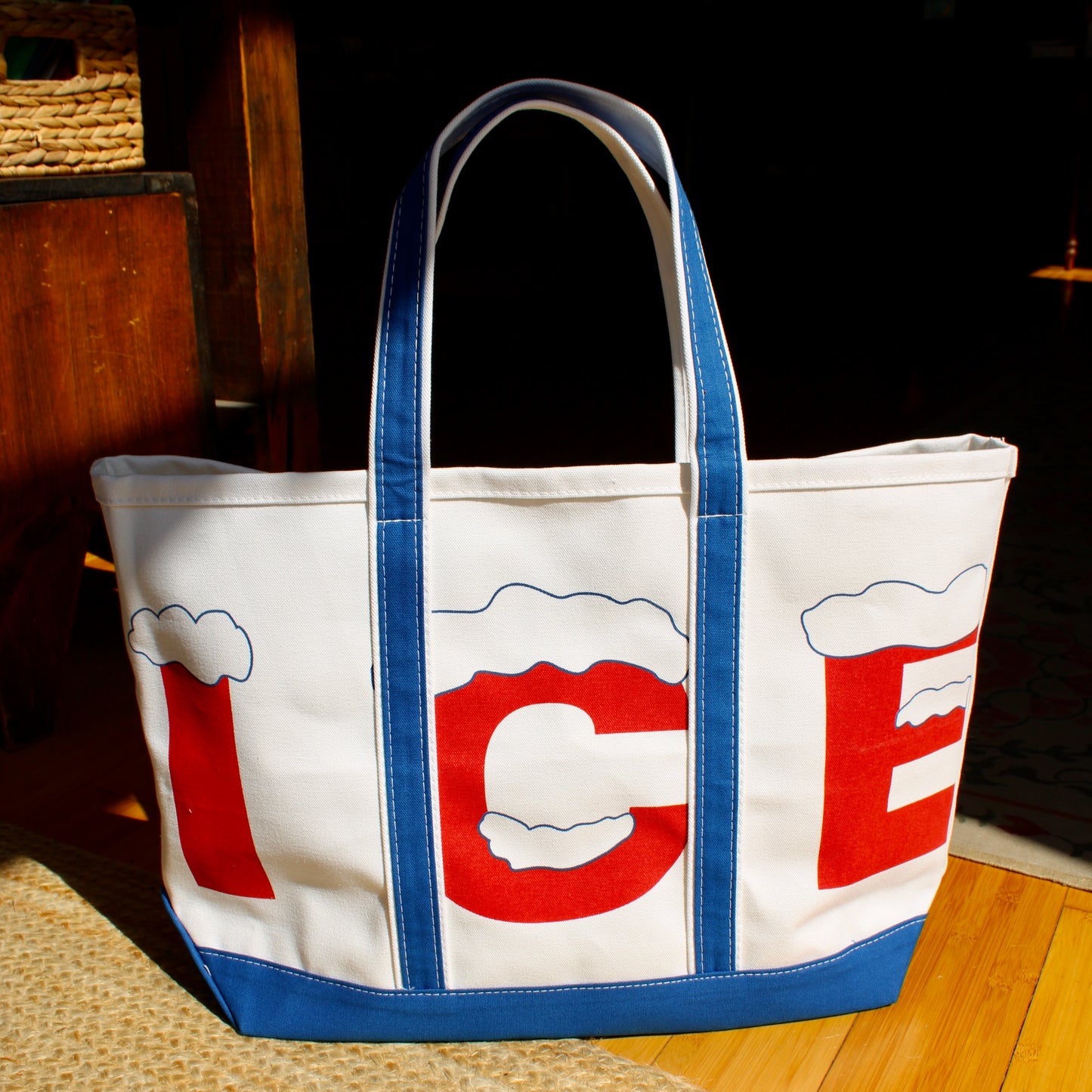 Canvas Ice Tote