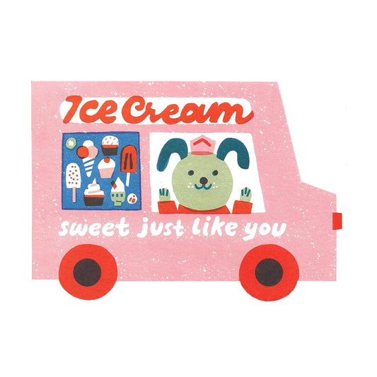 Ice Cream Van Card