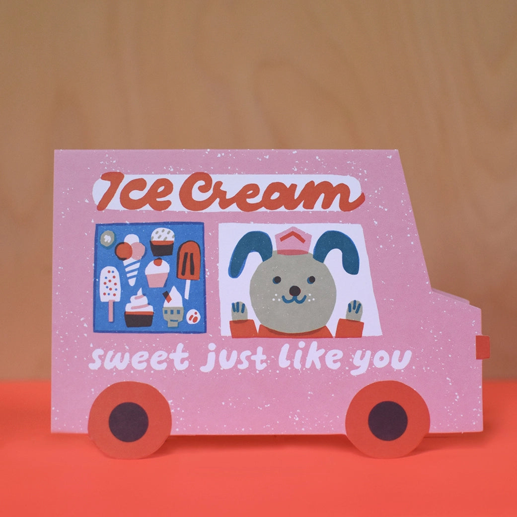 Ice Cream Van Card