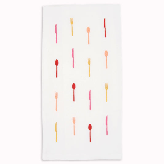 Itty Bitty Flatware Tea Towel