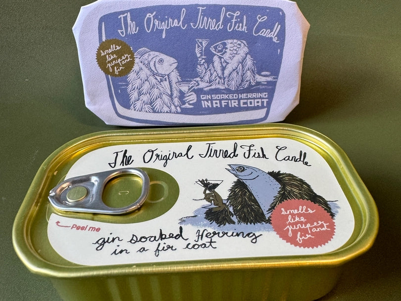 Tinned Fish Candle - Juniper and Fraser Fir