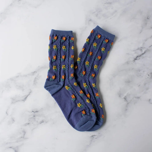 Kate Floral Socks