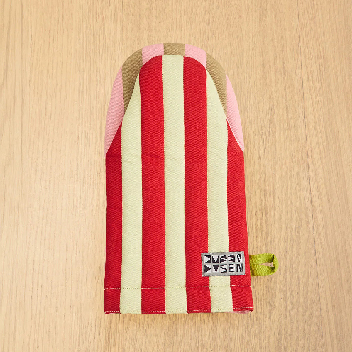 Striped Oven Mitt