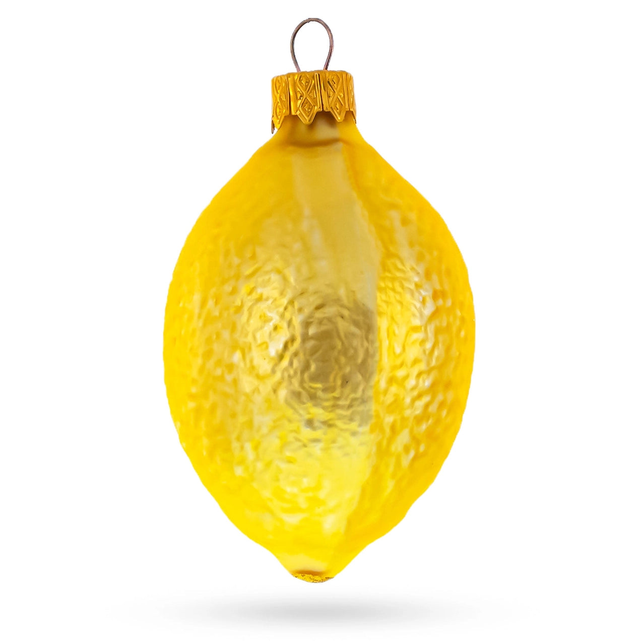 Lemon with Leaf Ornament