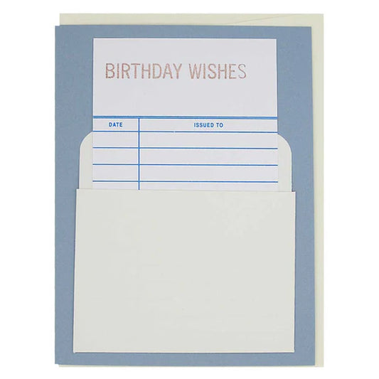 Library Birthday Card