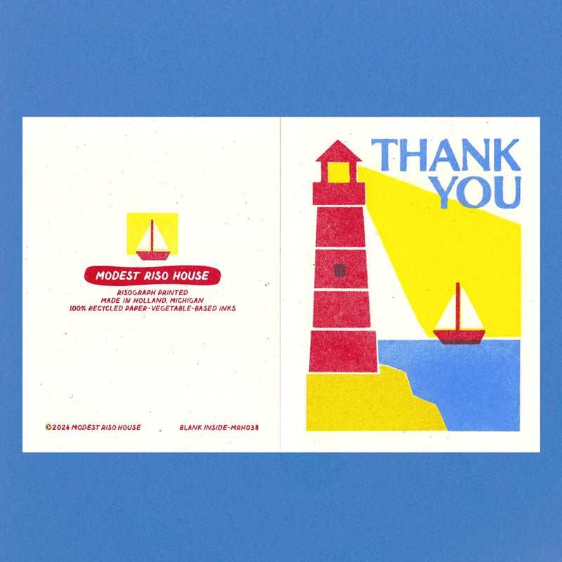 Thank You Lighthouse Card