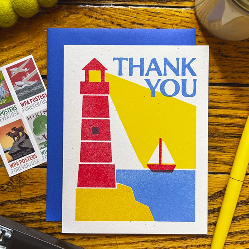 Thank You Lighthouse Card