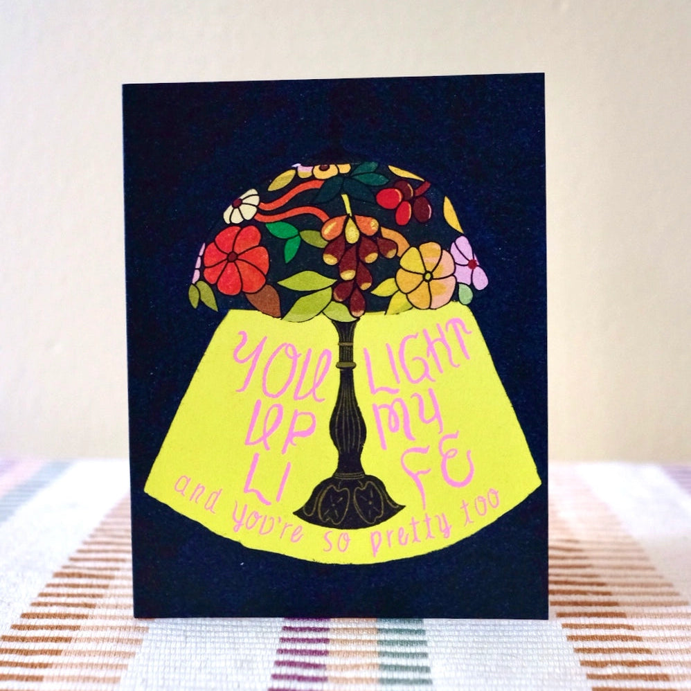 You Light Up My Life Card