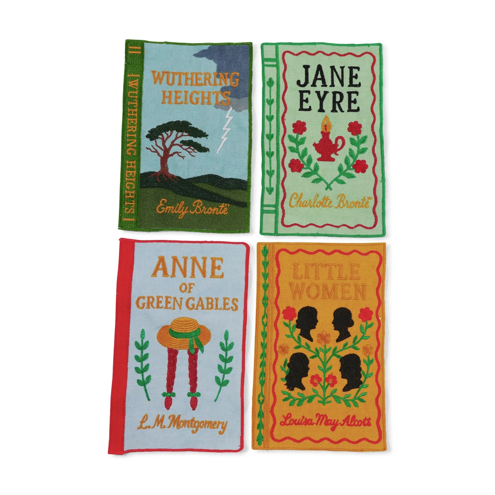 Literary Heroines Embroidered Cocktail Napkins