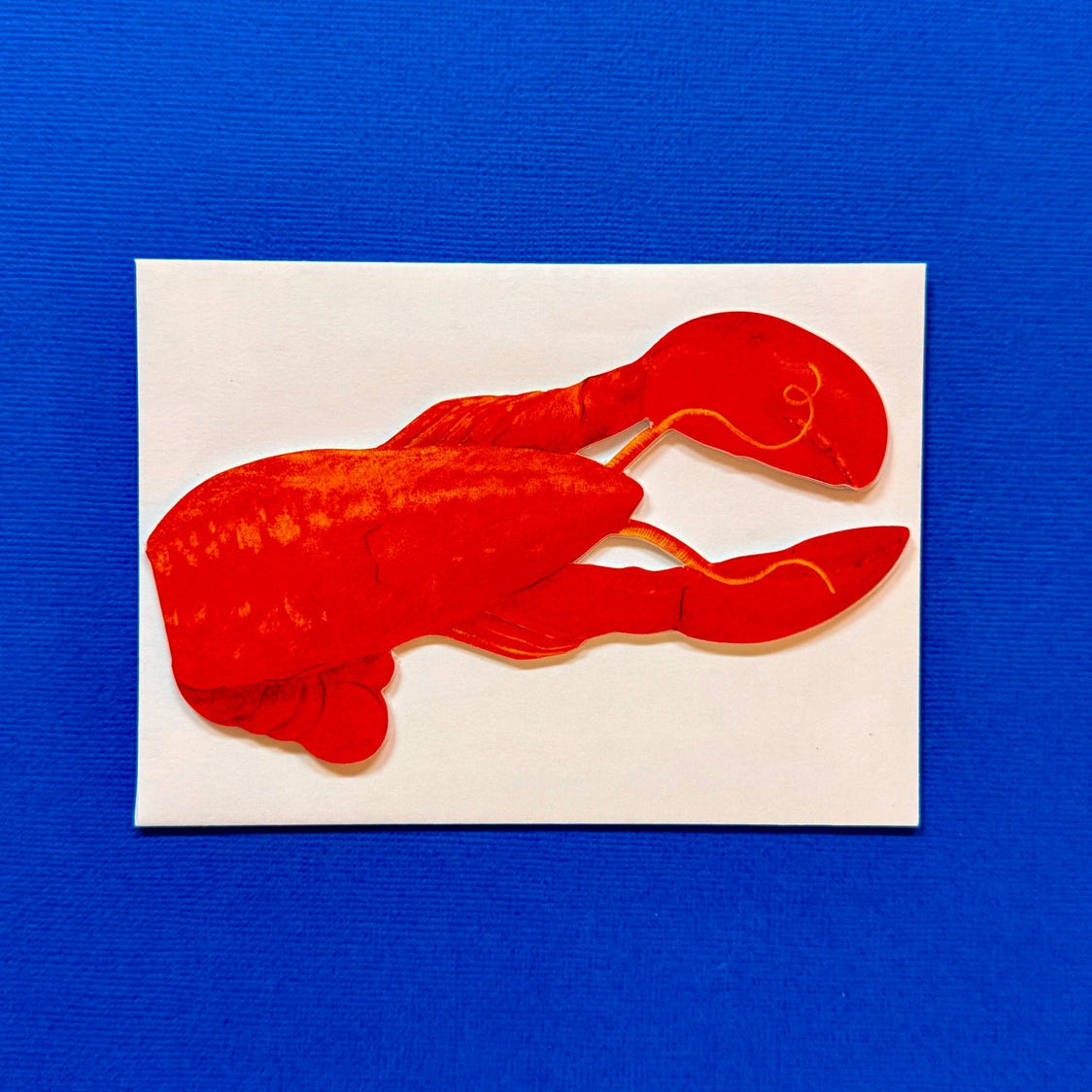 Lobster Die-Cut Card