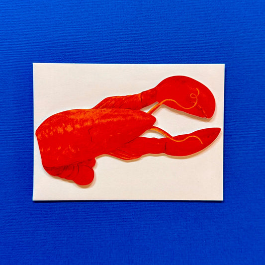 Lobster Die-Cut Card