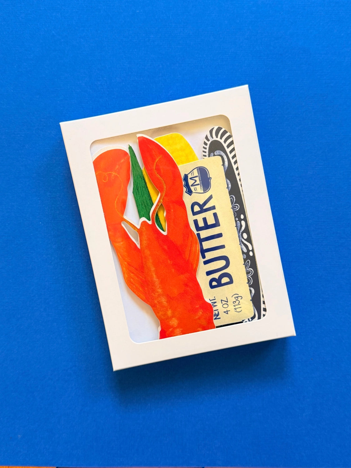 Lobster Dinner Die-Cut Stationery Set