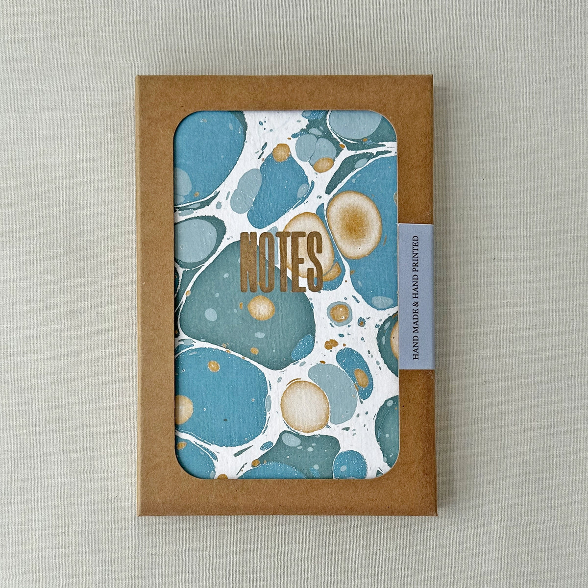 Marbled Notebook Sea Green