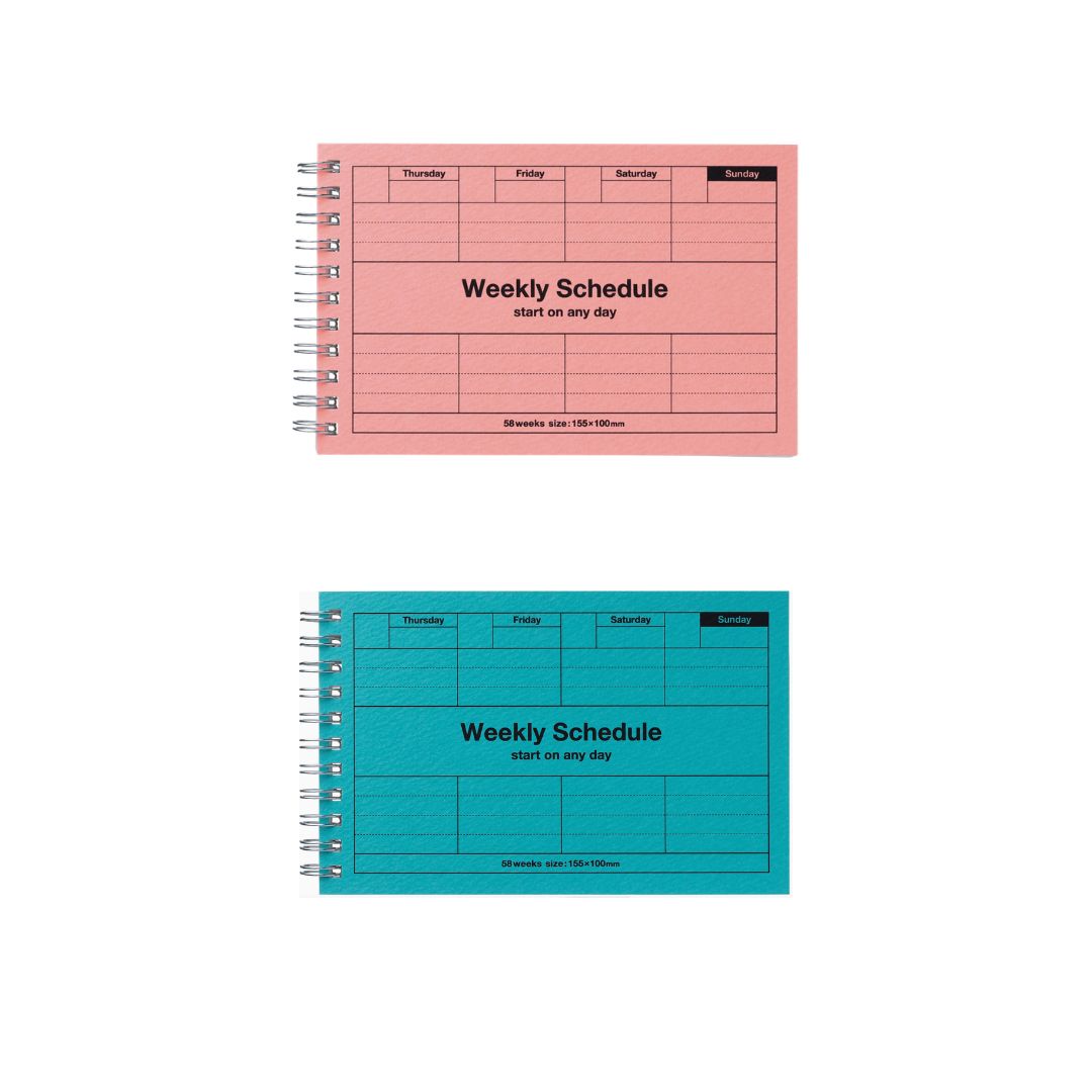Pocket Size Weekly Planner Undated