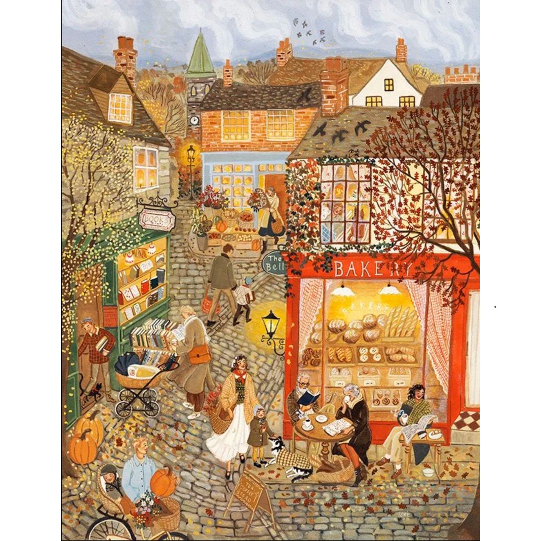 Market Town Art Print