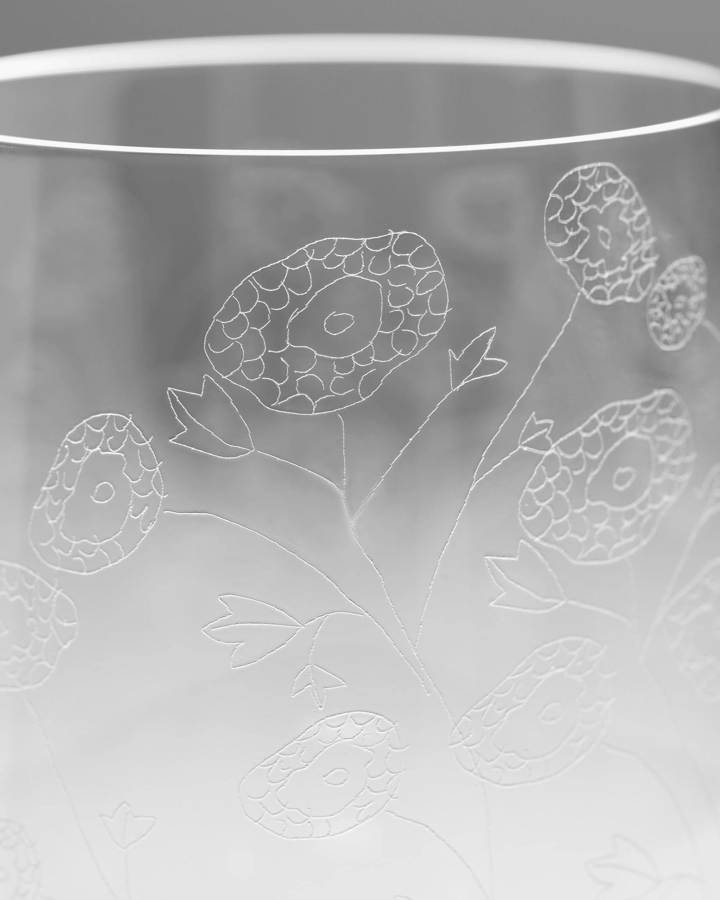 Red Wine Glass Anenome Vaniglia