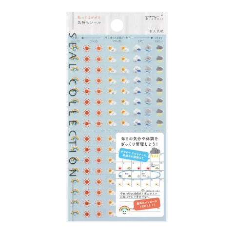 Midori Planner Stickers - Feelings Weather