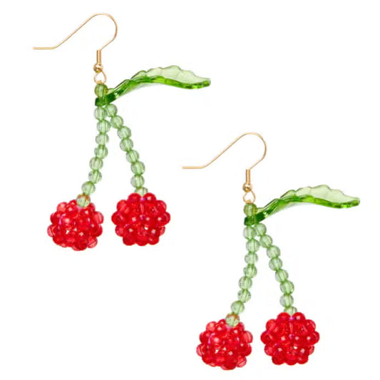 Mini Cherry Earrings