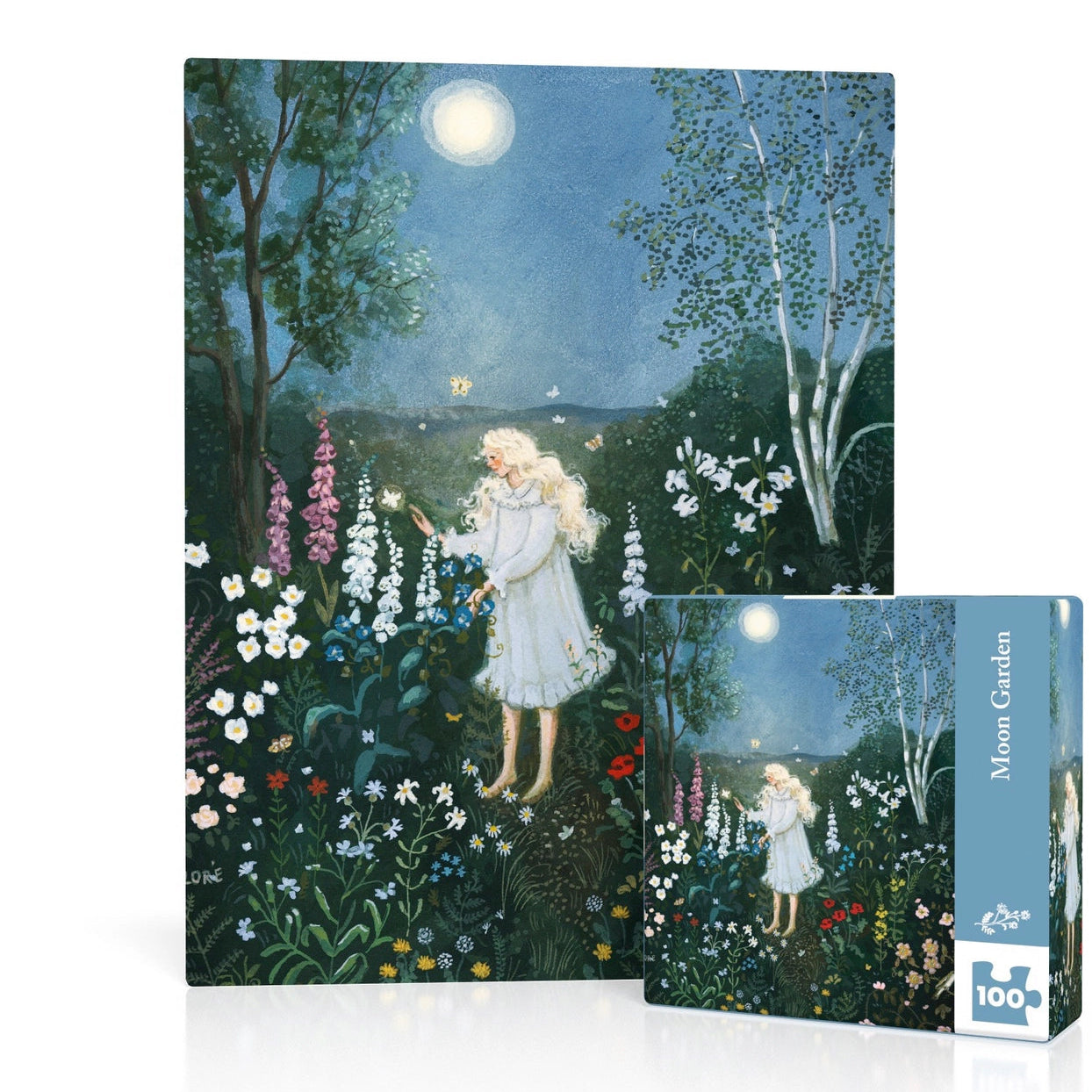 Moon Garden 100 Piece Mini Puzzle