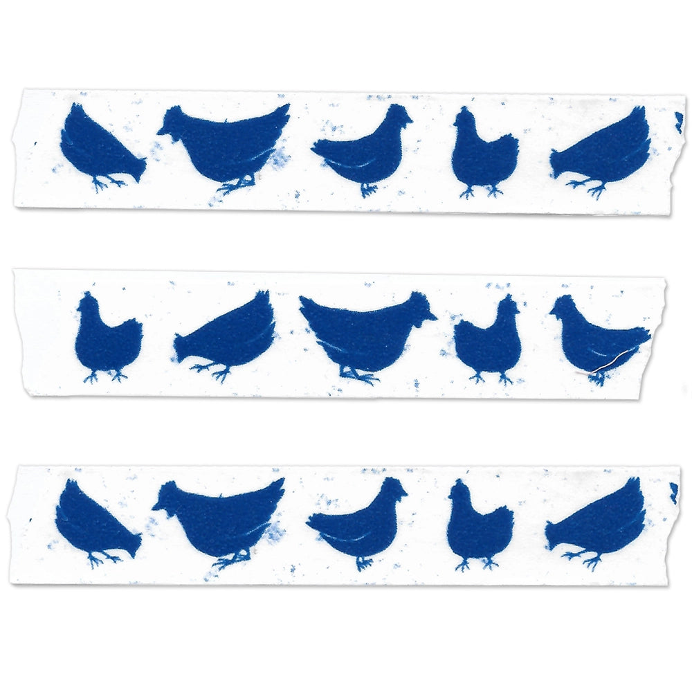 Blue Chicken Washi Tape