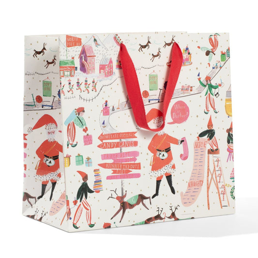 North Pole Headquarters Large Gift Bag