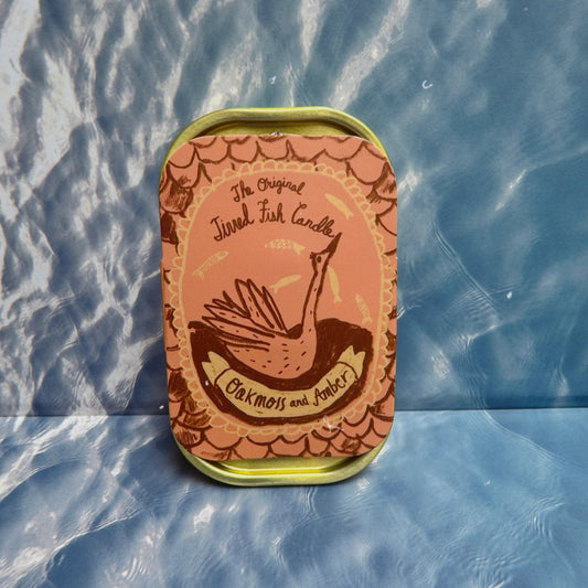 Tinned Fish Candle - Oakmoss & Amber