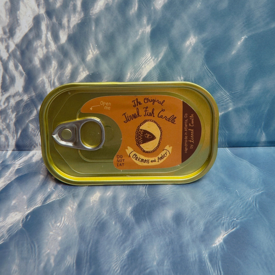 Tinned Fish Candle - Oakmoss & Amber