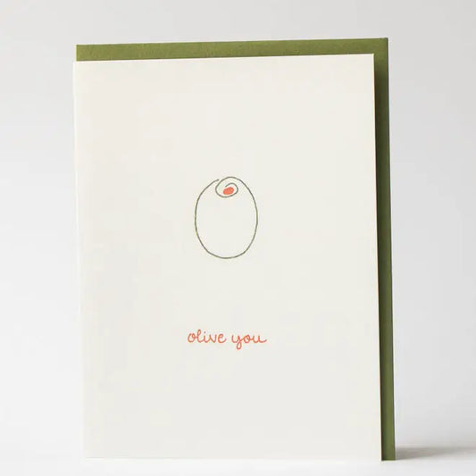 Olive You Card