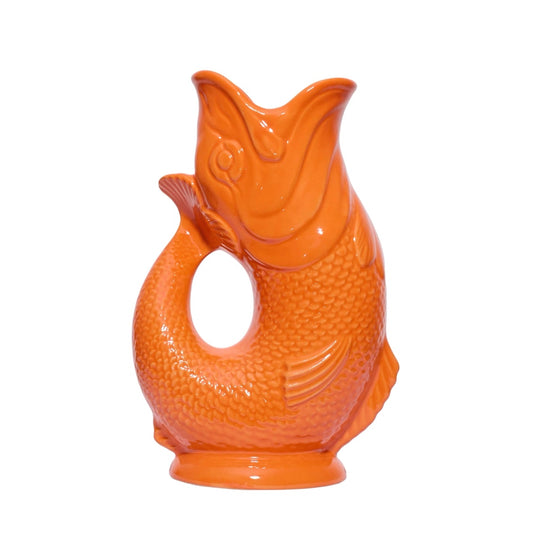Orange Gluggle Jug