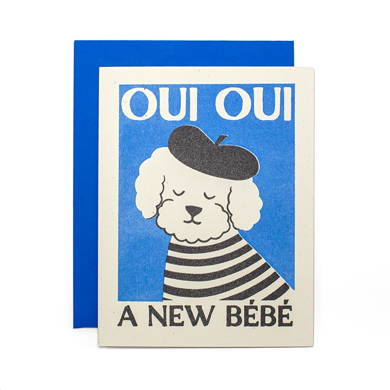 Oui Oui, A New Bébé Card