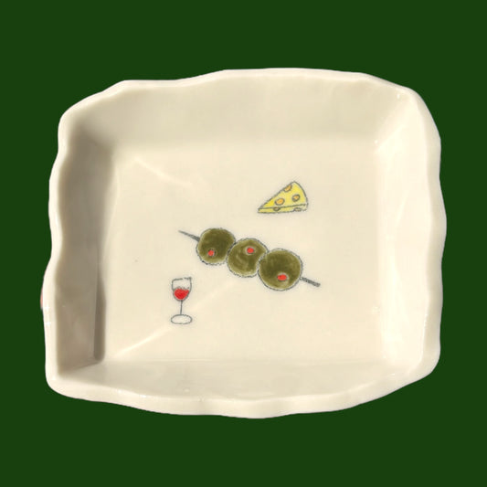 Illustrated Porcelain Dish