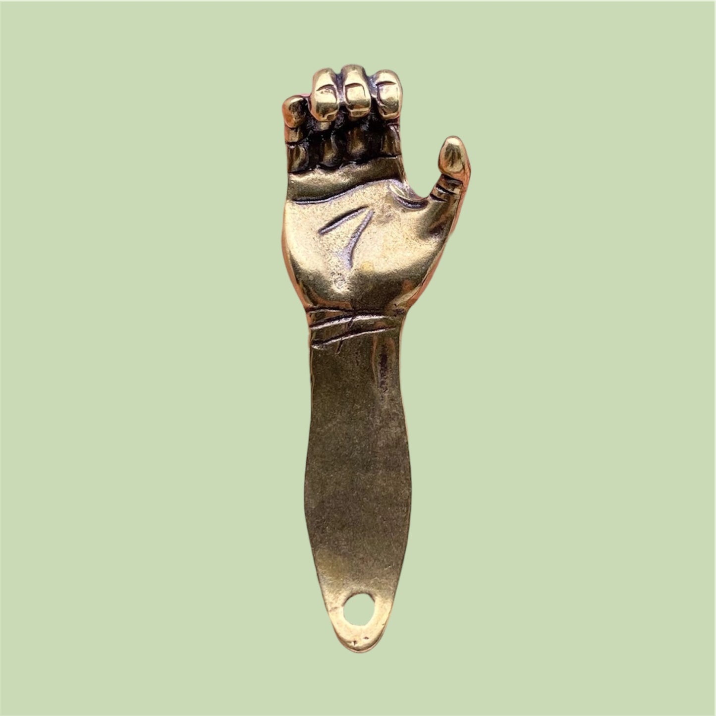 Brass Arm Bottle Opener