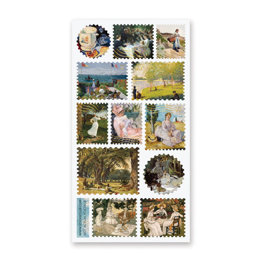 Picturesque Picnic Stamps Sticker Sheet
