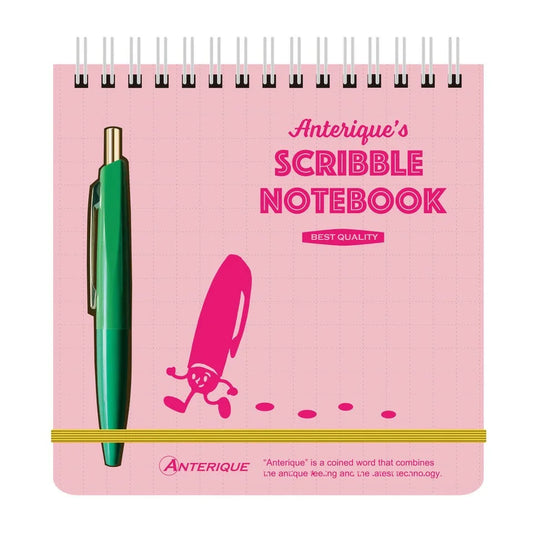 Pink Scribble Note & Pen Set